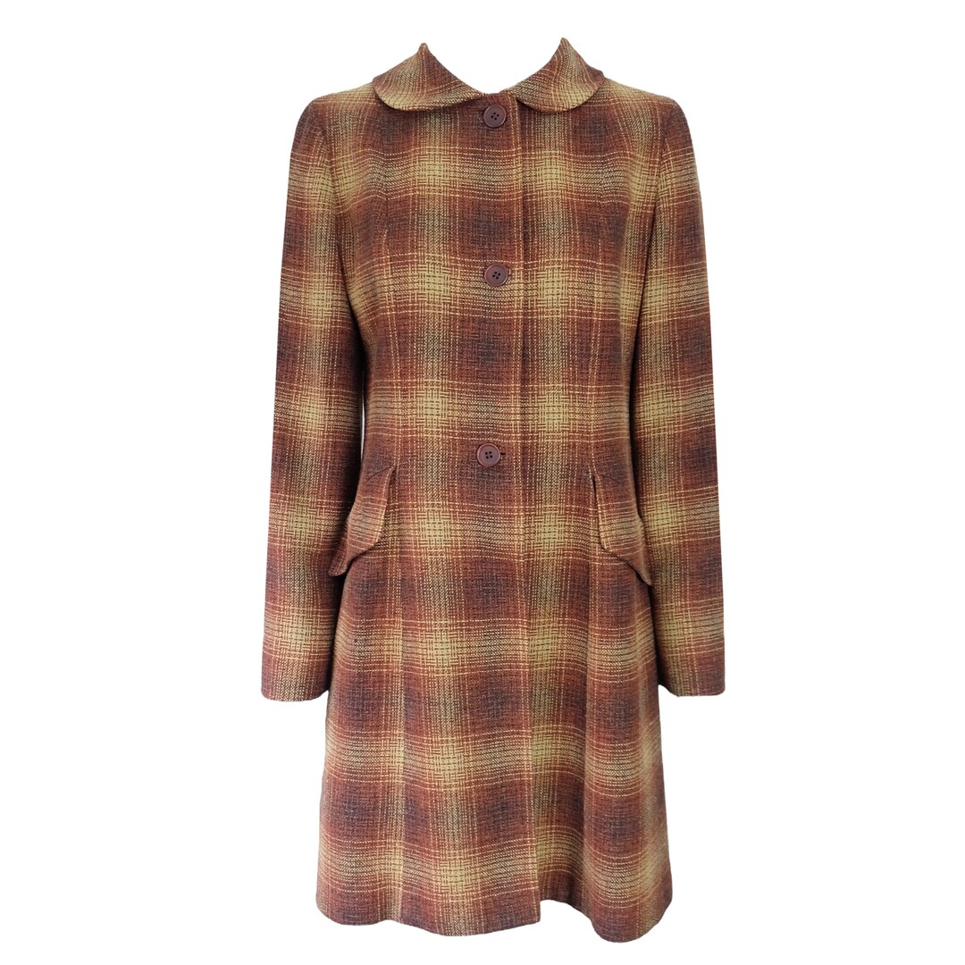 ジャケット・アウター 90s archive miumiu standcollar long coat Vintage 1995 'miu Miu' Coat - Etsy
