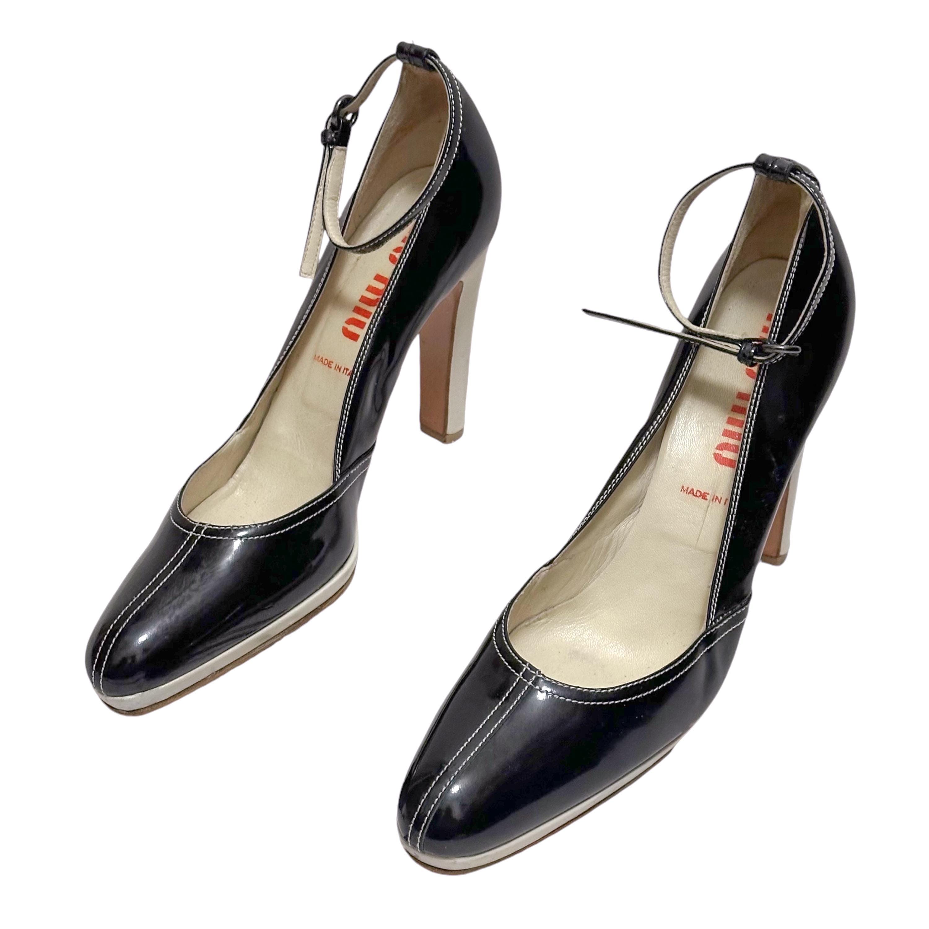 Vintage 2002 'miu Miu' Heels (size UK 7 IT 40 US 9.5) - Etsy