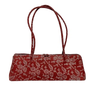 Vintage 00er Jahre Wildleder Handtasche