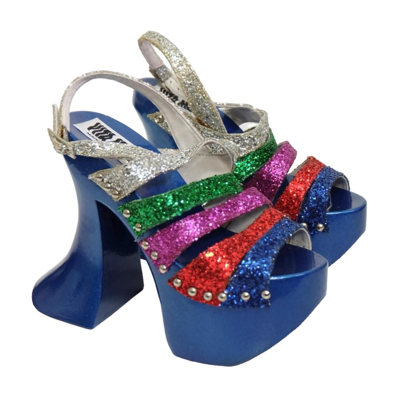 AMERI VINTAGE – GLITTER FRINGE PUMPS | Marked as Unread