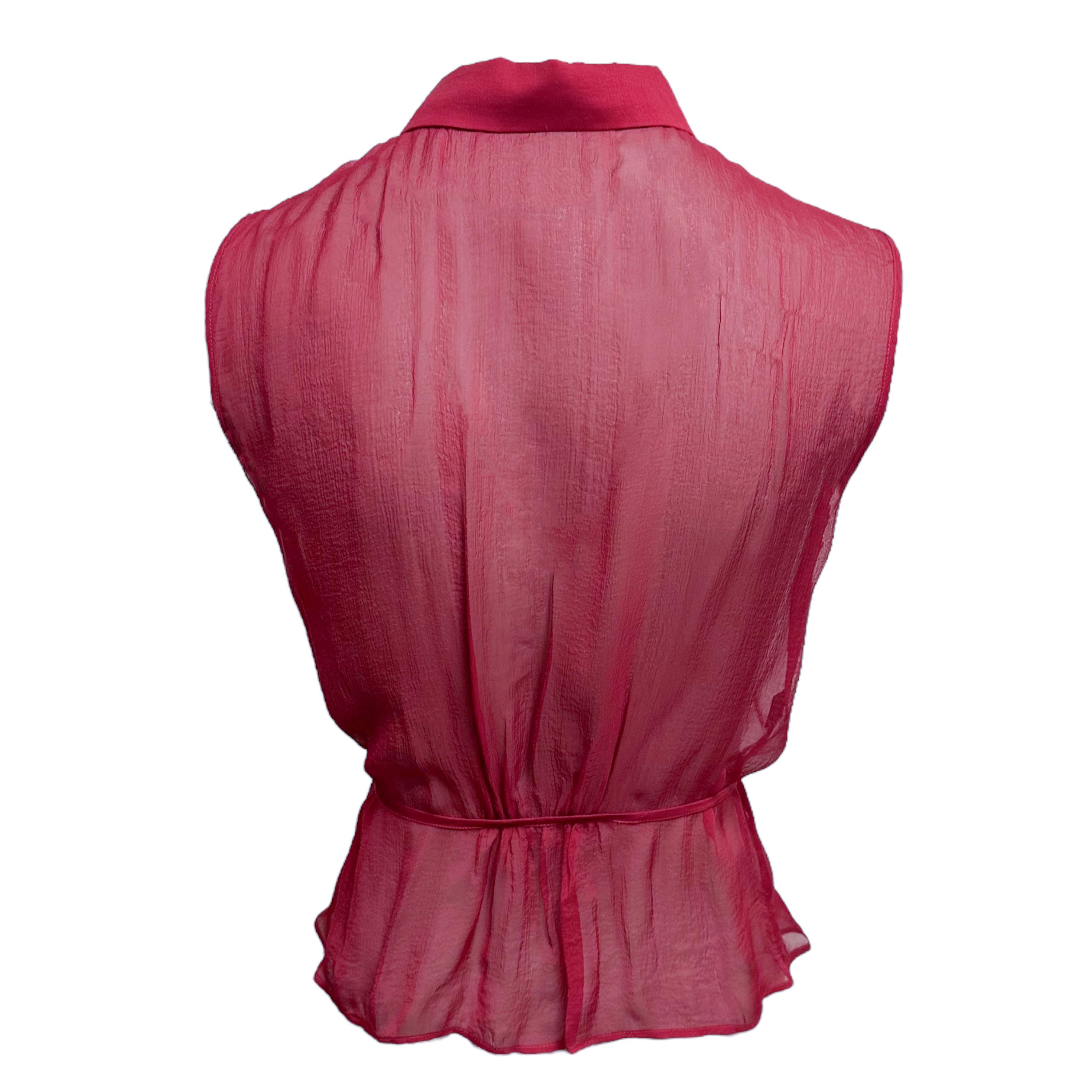 PRADA ピンク キャミソール　ホルターネック　SILK シルク 24322207_55886748_1000.jpg