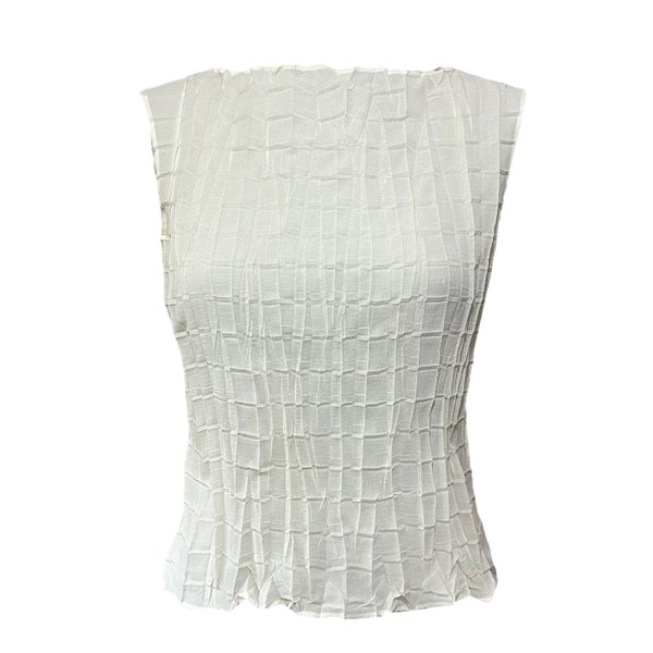 Vintage 90s 'Armani' White Top