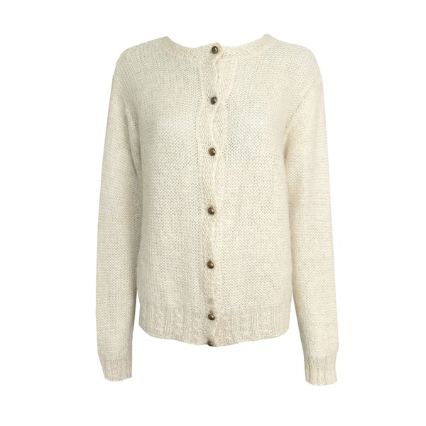 Vintage 90s 'Benetton' Mohair Cardigan