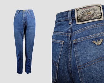Vintage 80s 'Armani' High Waisted Jeans