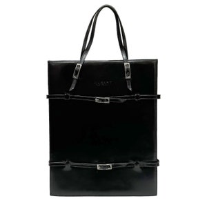 Vintage 90s Black Leather Handbag