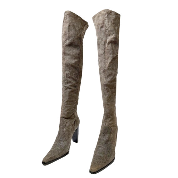 Vintage 00s 'Plein Sud' Over-The-Knee Boots (Size… - image 3