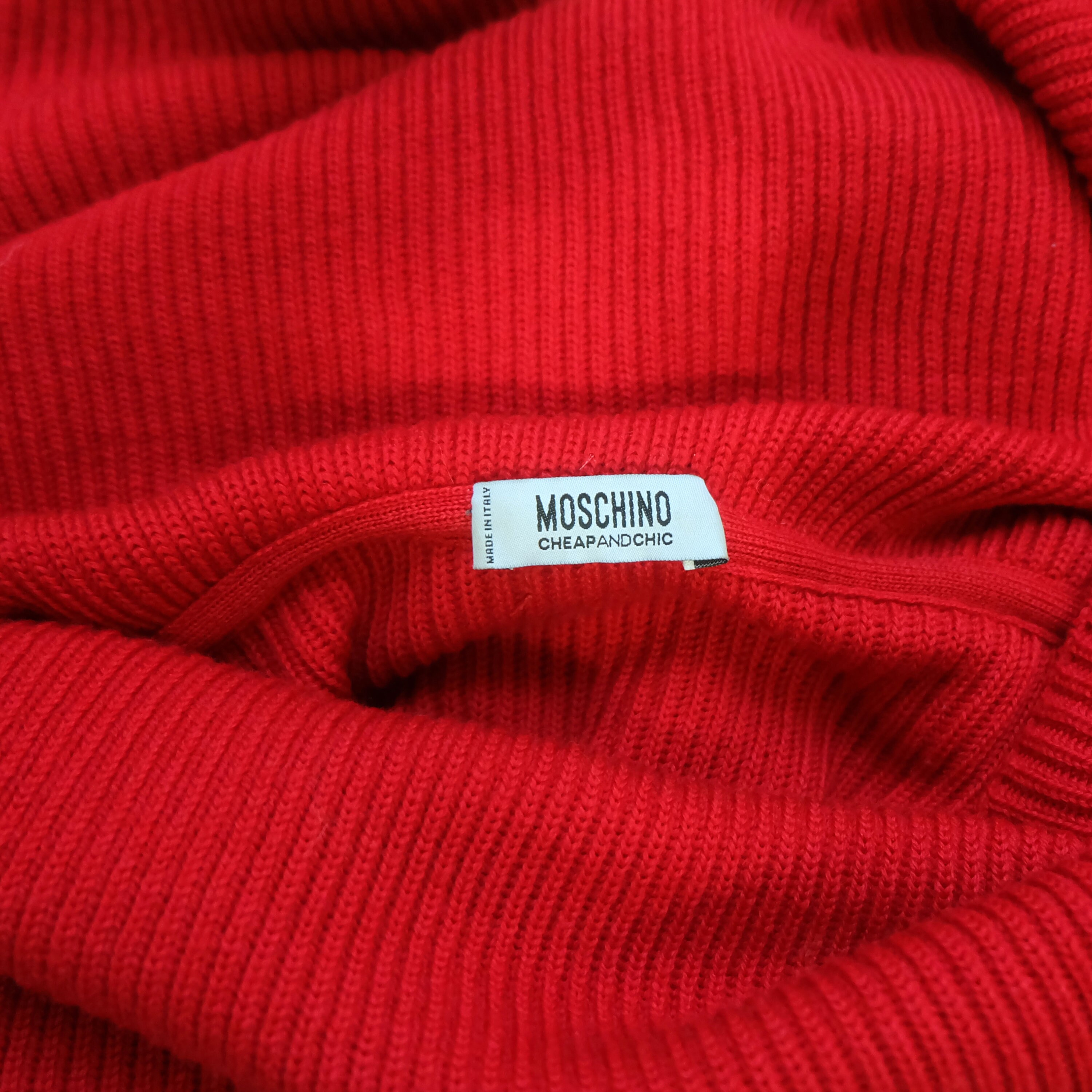 Moschino jumper red cheap