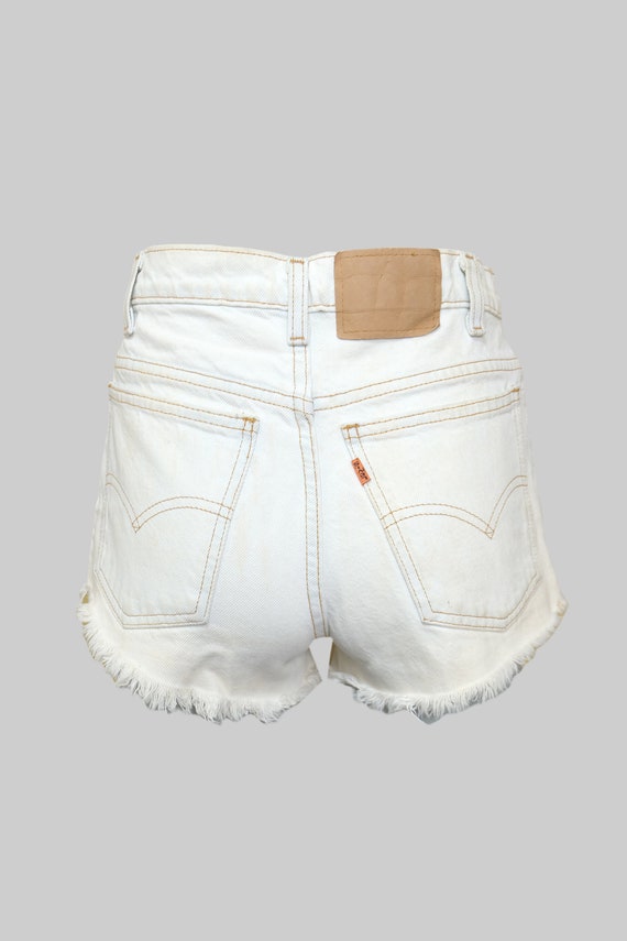 Vintage 90s does 70s 'Levi's' Orange Tab Cut Off … - image 4