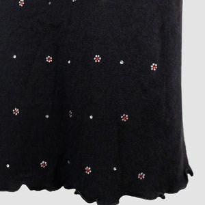 Vintage 00s 'Moschino' Black Rhinestone Dress image 3