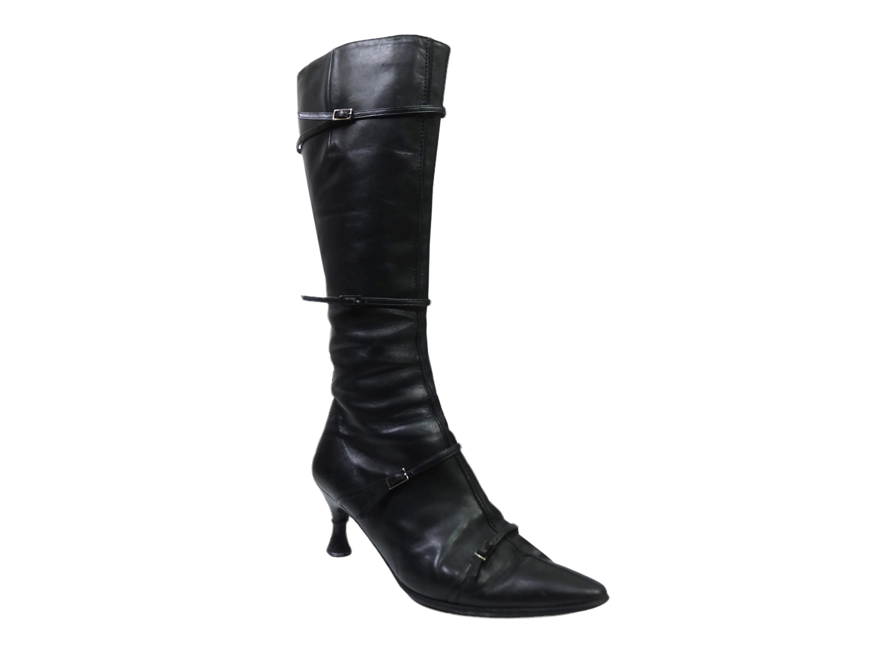 Kitten Heel Boots Etsy Canada