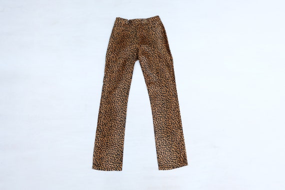 Vintage 80s 90s 'Moschino' Animal Print Trousers W