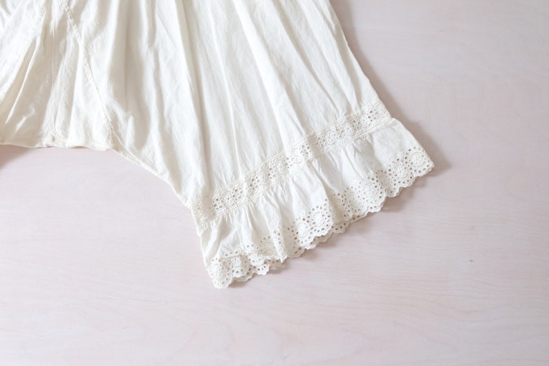 Antique White Cotton Bloomers