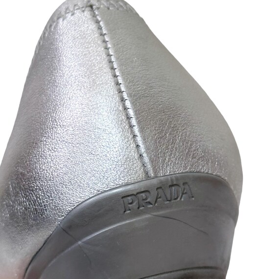00s PRADA Design Flat Shoes