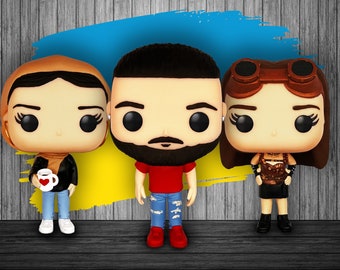 Custom Funko POP + Custom Box. POP Yourself! Personalized POP