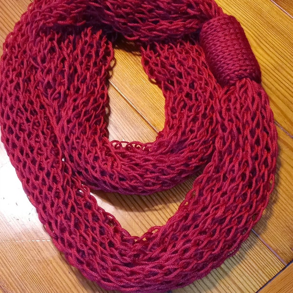 Drop Stitch Infinity Scarf