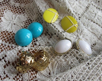 1980's Clip-On Earrings