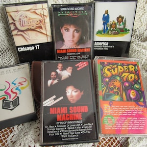 Vintage Rock/Pop Rock Cassettes