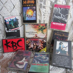 Vintage Music Cassettes - Hard Rock/Heavy Metal Bild 1