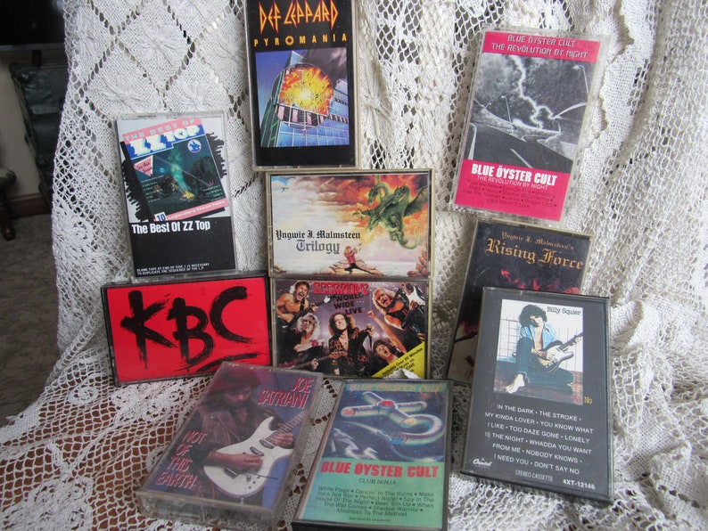 Vintage Music Cassettes - Hard Rock/Heavy Metal Bild 1