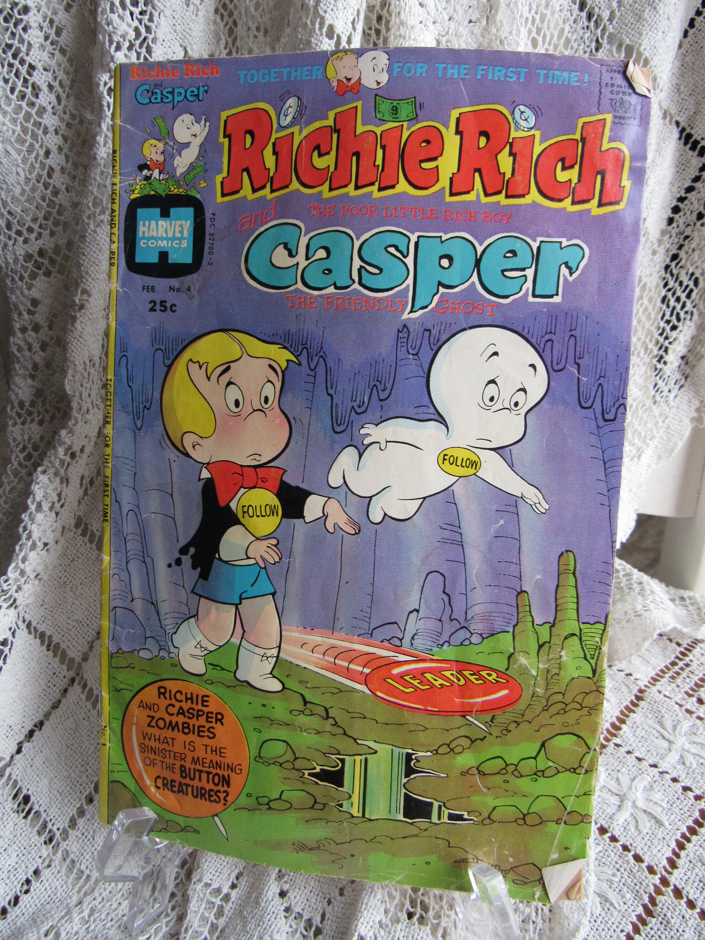 Richie Rich and Casper Comic Book - Etsy Richie Rich and Casper Comic Book - Etsy