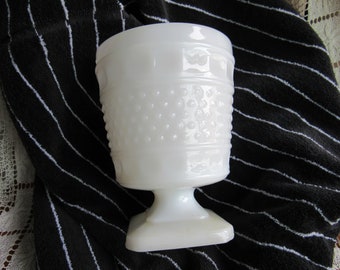 Napco, Cleveland White Milk Glass Compote/Planter/Vase