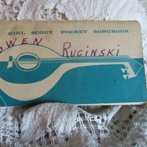 Vintage Girl Scout Pocket Songbook