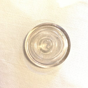 Antique Trademark Lightning Clear Glass Lids