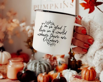 Anne of Green Gables Fall Mug | Book Lover Gift | Bookish Mug | Bookish Gift | Campfire Mug | Gift for Readers | Book Lover