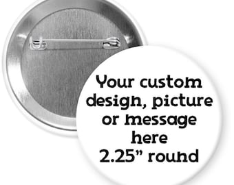 50 Custom Personalised COMIC MOVIE PinBack Pin Button Badge pinback 2.25" 58mm B