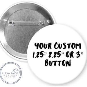 Blank Button Pins Blank Face Buttons white or Black, FREE SHIPPING, Pinback  Design Your Own Button by Adding Your Own Stickers or Draw -  Sweden