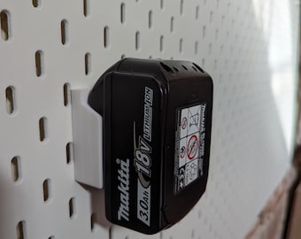 Makita 18V Akku Halterung für IKEA Skådis – Wandhalter für Makita Akkus