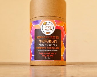 Single Origin Madagascan 70% Cocoa Flaked Drinking Chocolate