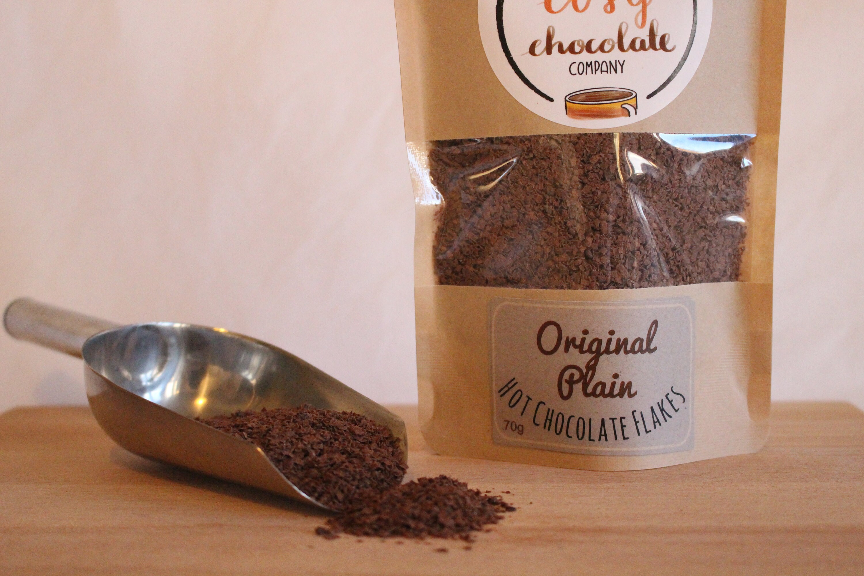 Original Plain Hot Chocolate Flakes Foodie Gift Gourmet Etsy UK