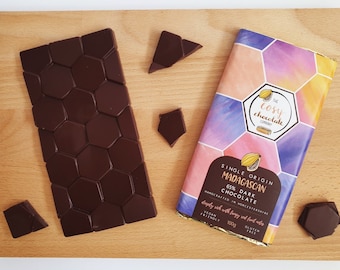 Single Origin Madagascan 65% Dark Chocolate Bar 100g