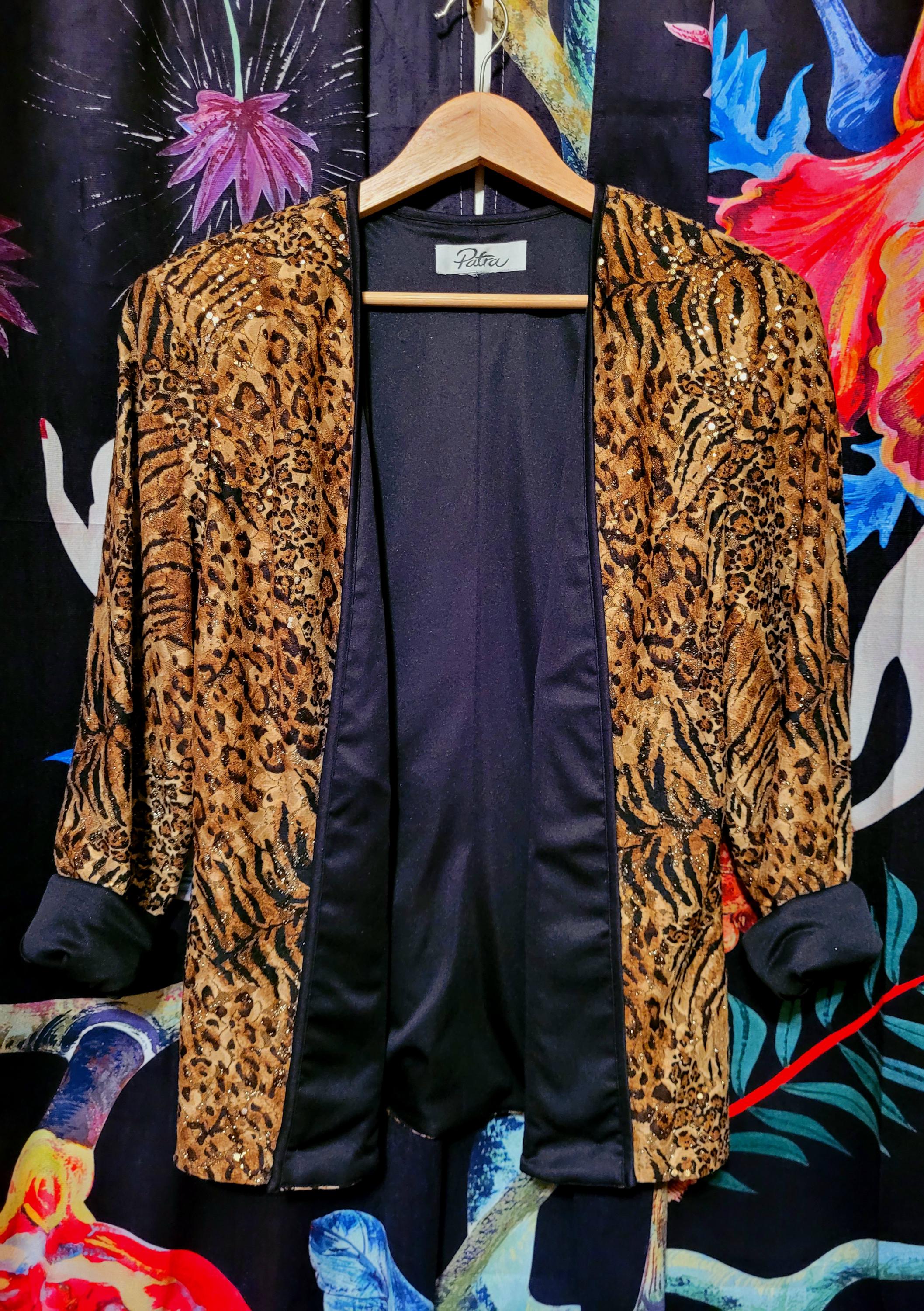 Men s Leopard Blazer Etsy