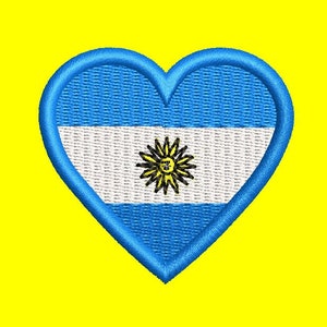 Corazon Argentina Embroidery Machine File