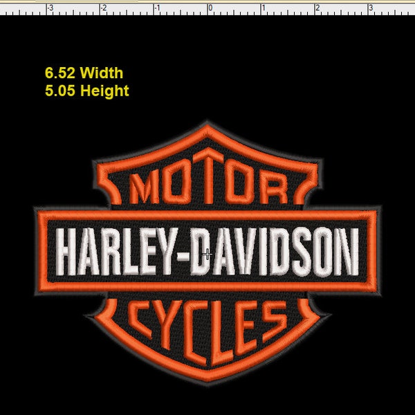 Motorcycle Embroidery Machine File