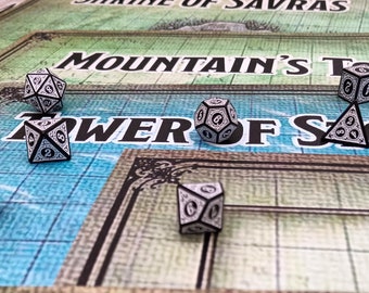 Dragon Of Icespire Peak Full-Size True 1" Inch Grid Map Prints on Poster Paper or Canvas - 16 Map Bundle Pack