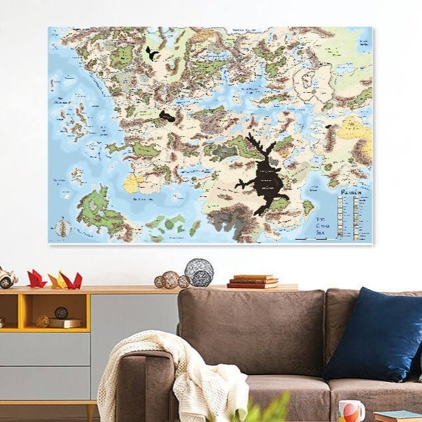 Forgotten Realms Map - Etsy
