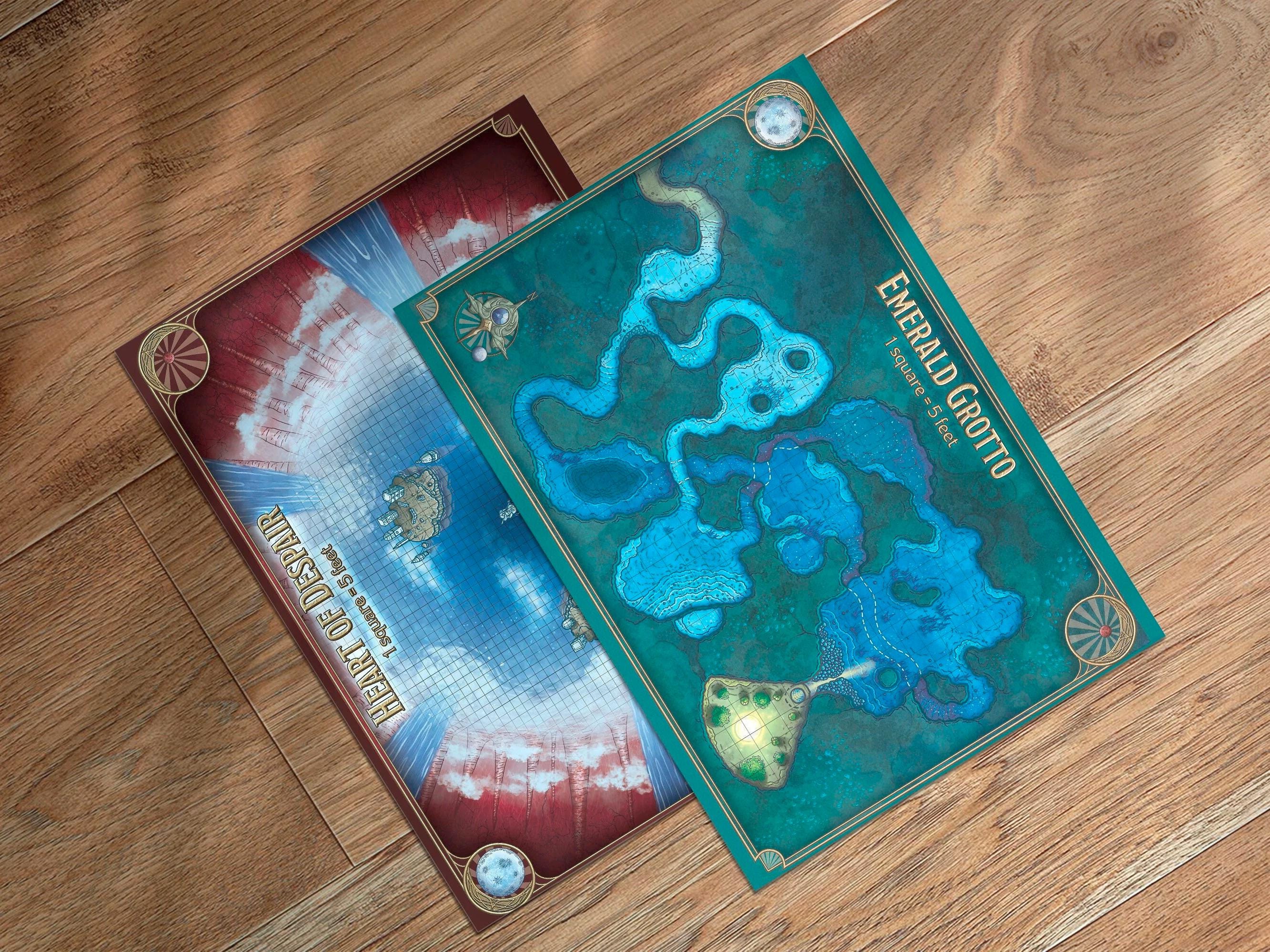 Nethrdeep Rift Map Critical Role Call of the Netherdeep Quality Battlemap Prints on Photo ...
