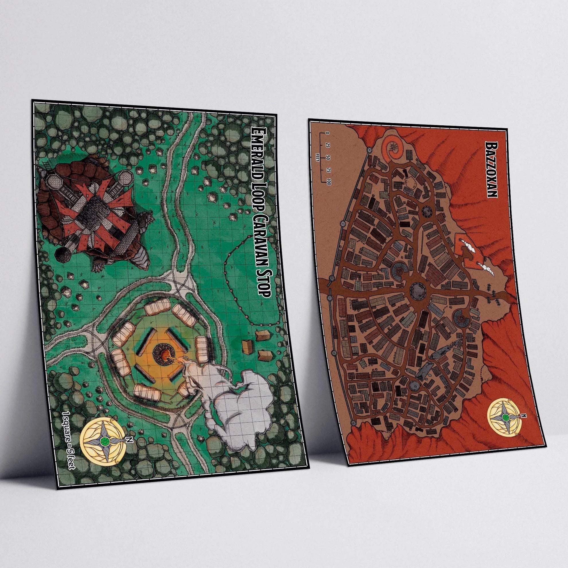 Nethrdeep Rift Map Critical Role Call of the Netherdeep Quality Battlemap Prints on Photo ...