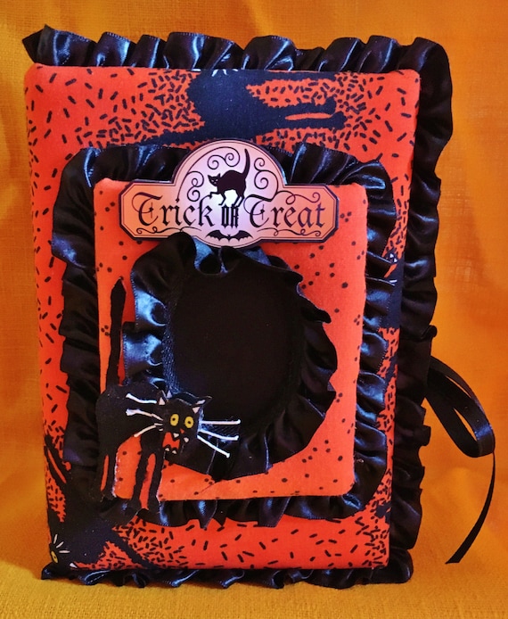 Scary Black Cat -100pg Halloween Pocket Photo Album
