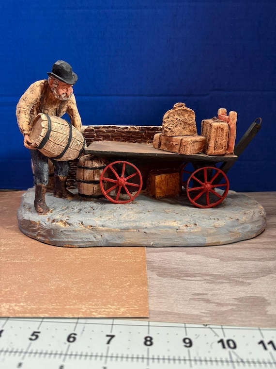 Fred Curtis Old West Figurine-Train Loading Platform