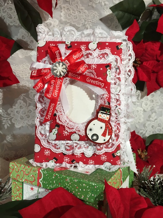 Season's Greetings Snowmen- 100pg Pocket Photo Album