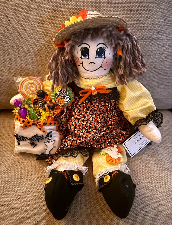 Muslin Halloween Doll-Samantha