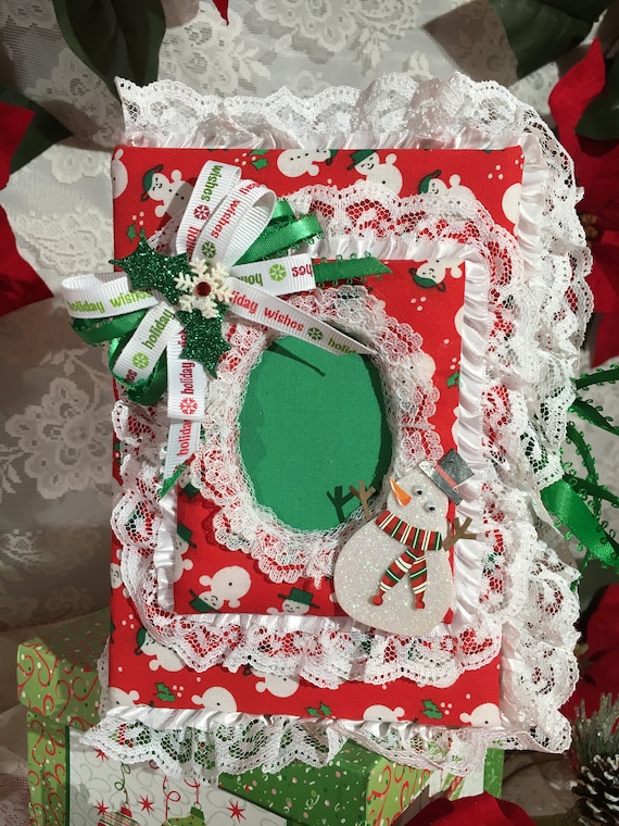 Holiday Wishes Snowmen-100pg Pocket Christmas Photo Album