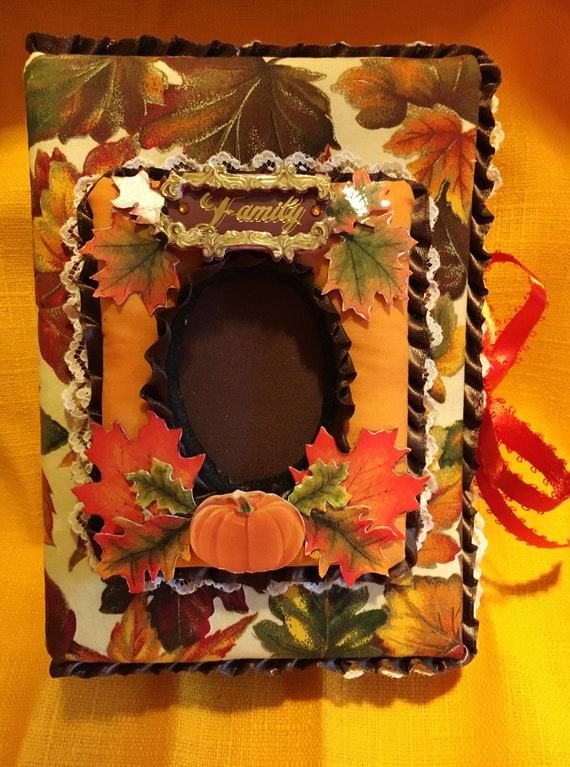 Fall Leaves-100pg Fall/Thanksgiving Pocket Photo Album