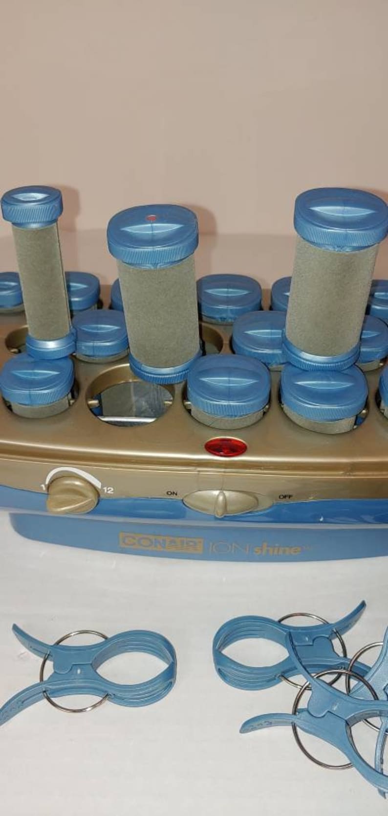 Vintage Conair Ion Shine Hot Curlers Electric Rollers Velvet Etsy