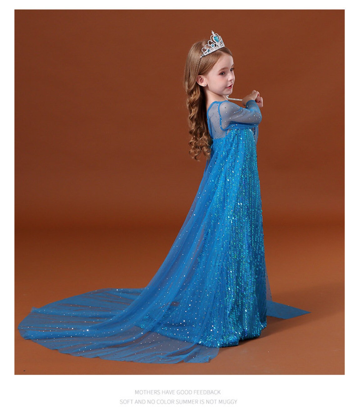 Elsa Princess Dress Elsa Frozen Princess Birthday Dress Gift Etsy