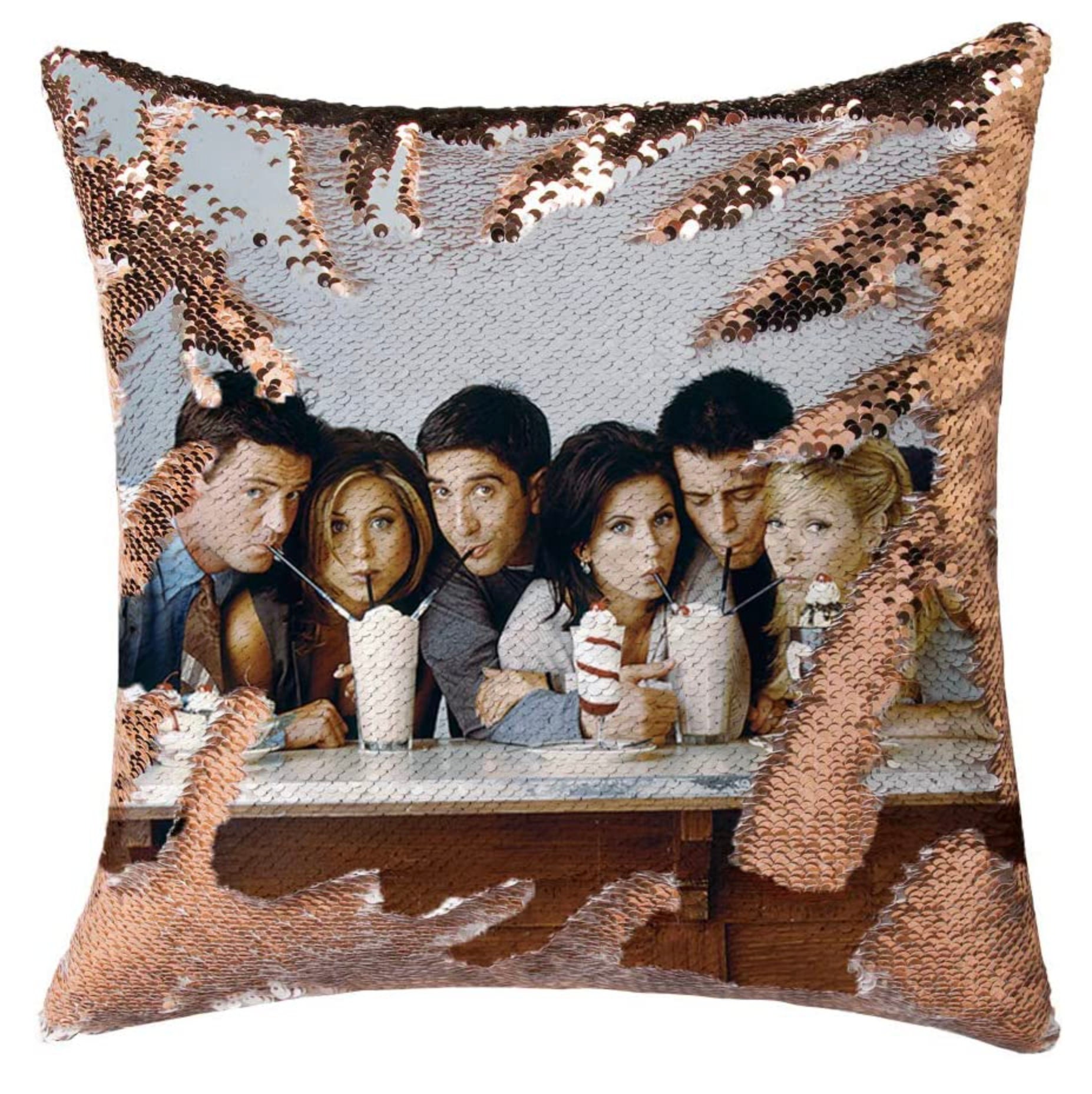 Friends TV Show Merchandise Sequin Pillow Cover Color Change Etsy